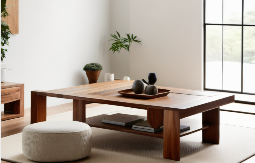 Exploring Japanese Square Solid Wood Coffee Tables: The Perfect Blend of Elegance and Functionality